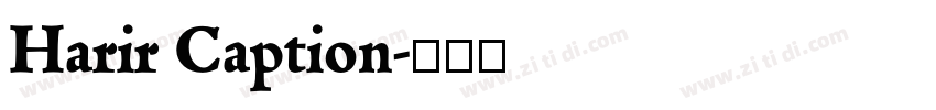 Harir Caption字体转换